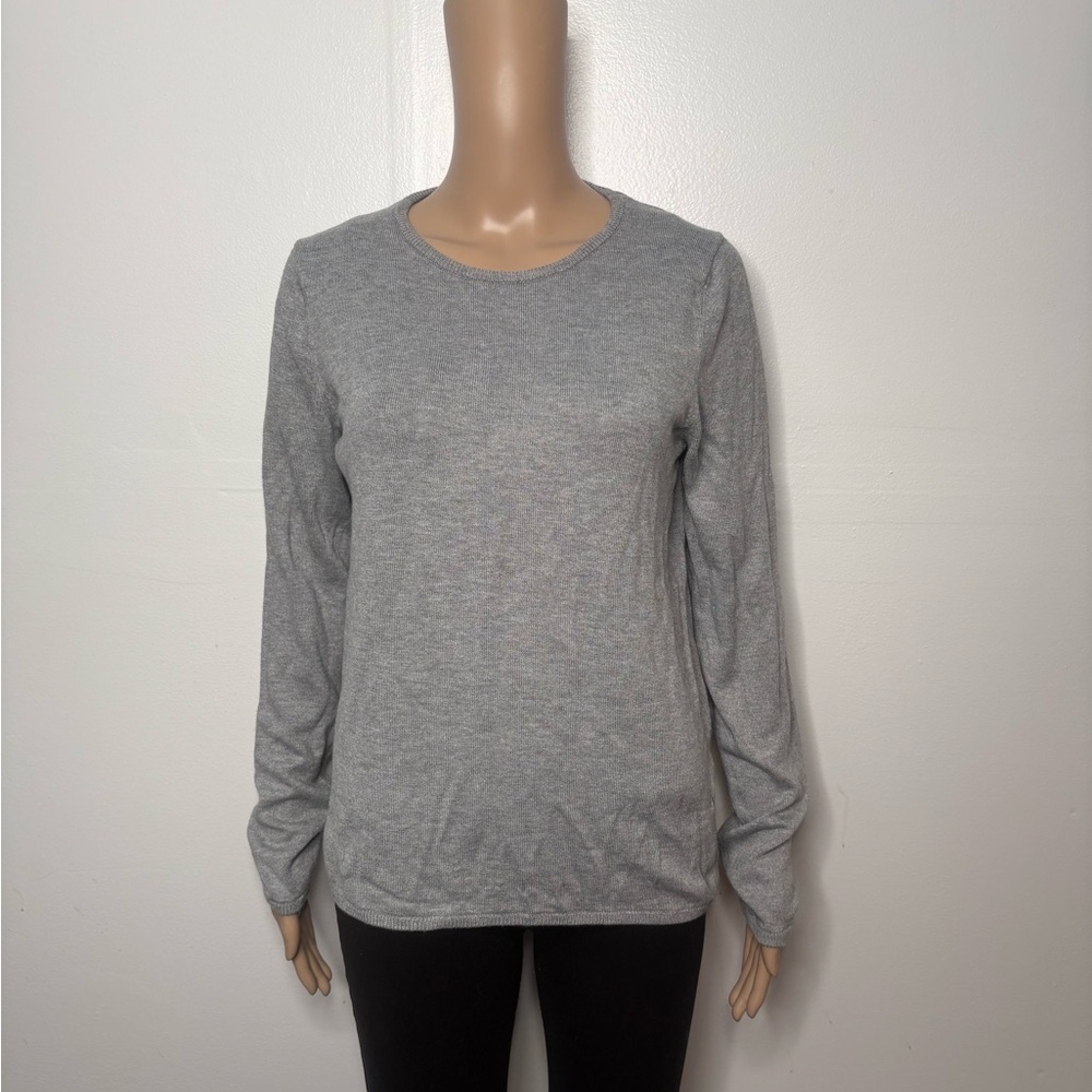 Ann Taylor Heather Gray Long Sleeve Tee